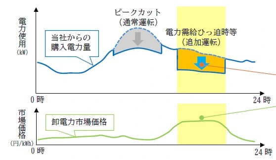 工場の自家発電設備でDR、卸電力市場収益を還元 雪印メグミルクと九電