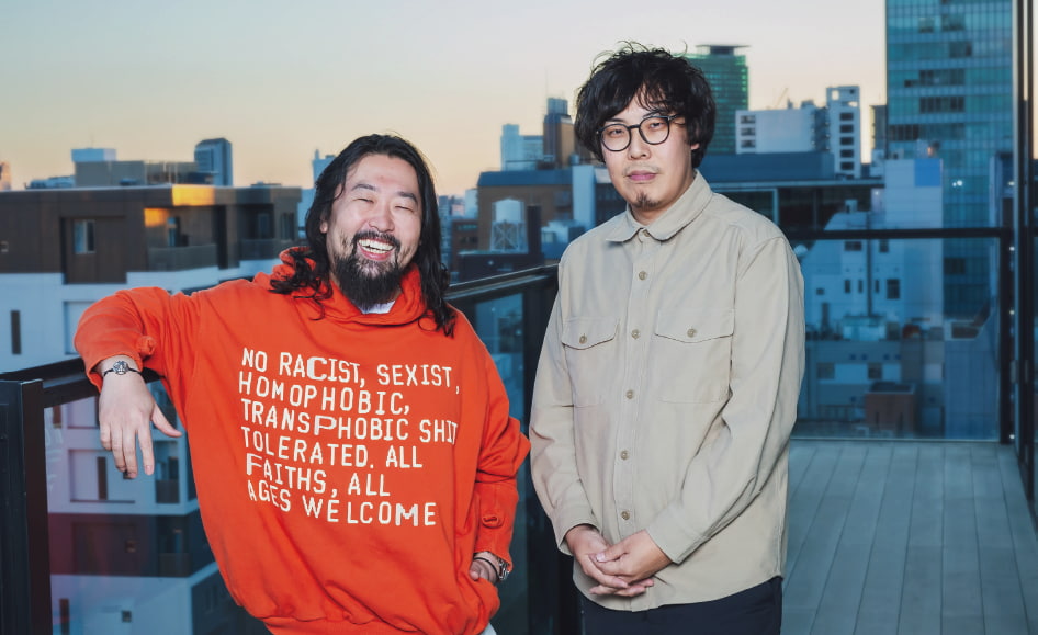 ワンメディア代表取締役 CEO：明石ガクト氏、PARTY Creative Director：眞鍋海里氏