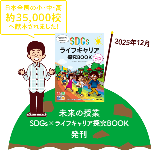 2024年12月 未来の授業 SDGs×ライフキャリア探究 BOOK発刊